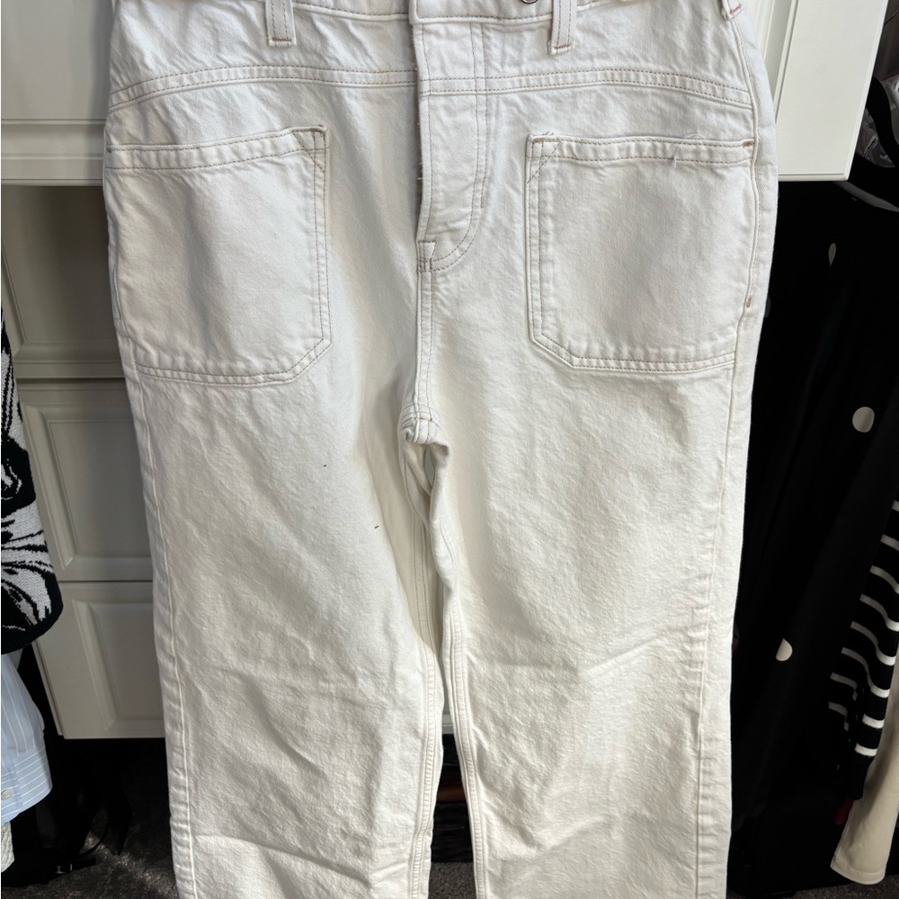 We The Free Cream Denim Jeans